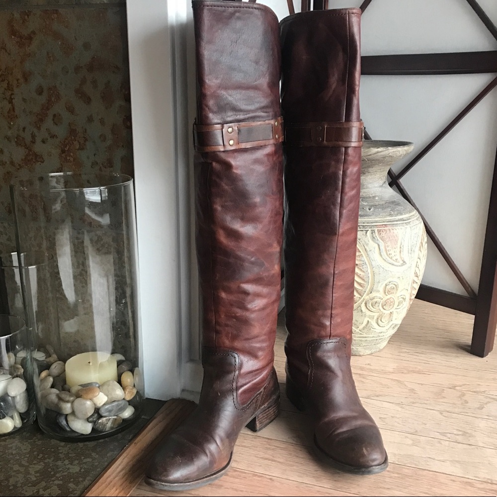 Jessica Simpson Distressed Over-the-Knee Boots